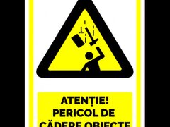 Semn pentru pericol de cadere obiecte